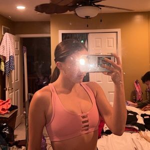 PINK small sports bra